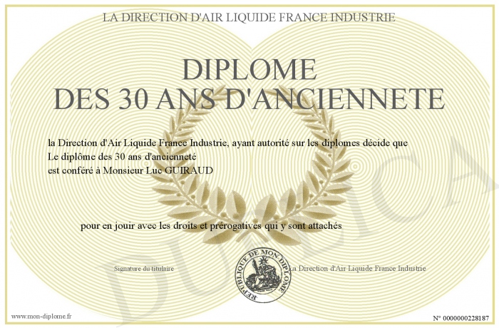 diplome 30 ans
